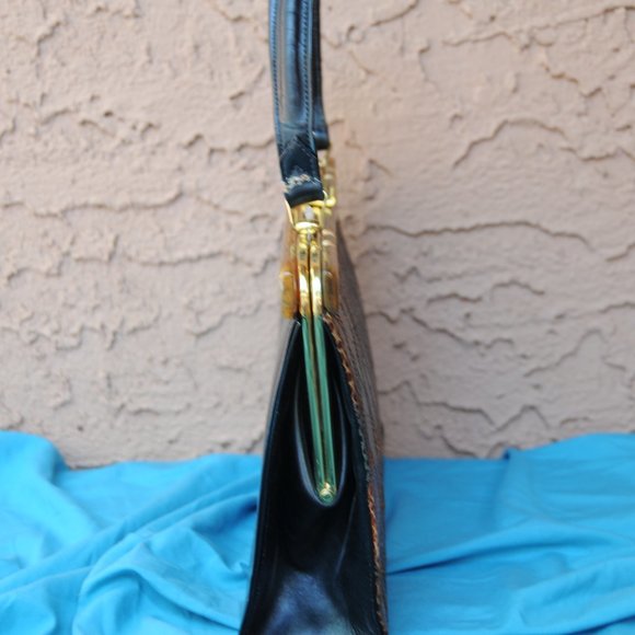 Vintage Leather/ Snake Purse - Picture 3 of 5